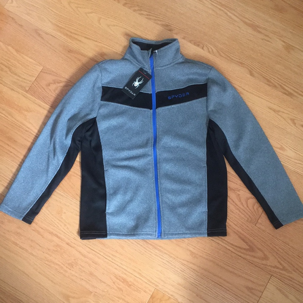 BNWT SPYDER Zip Up Hoodie Sweater - XL (14/16)